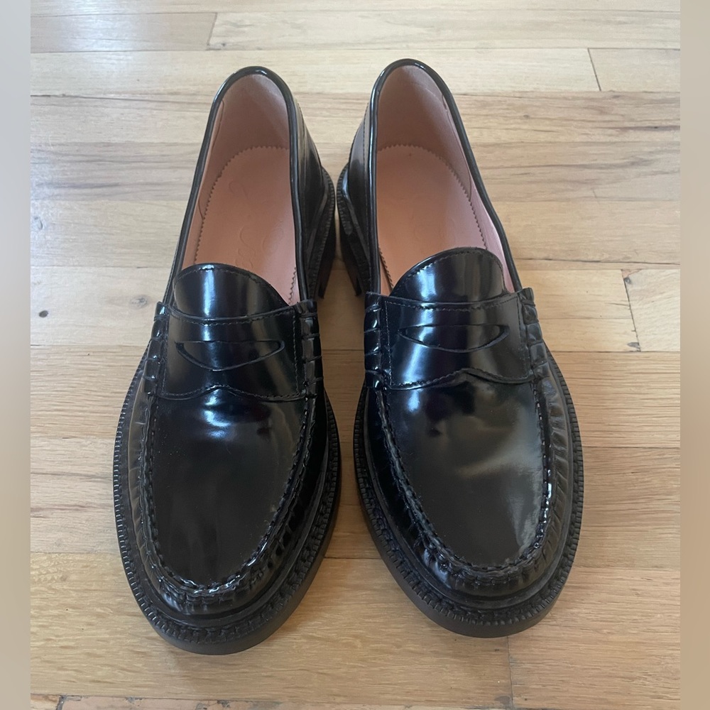 Jcrew penny loafers NWOT - Winona in spazzolato leather